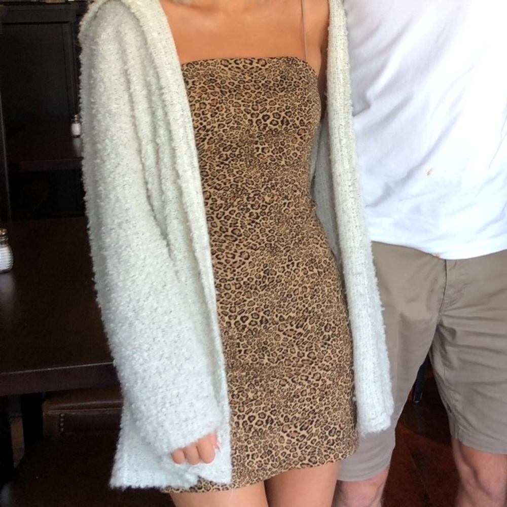 Urban outfitters cheetah print mini dress